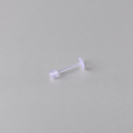 Clear Piercing Retainer, 16G, 10mm, Single