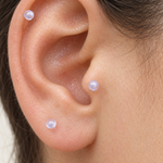 Clear Piercing Retainer, 16G, 10mm, Single