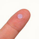 Clear Disc Earring Back Retainer, 5mm, Single