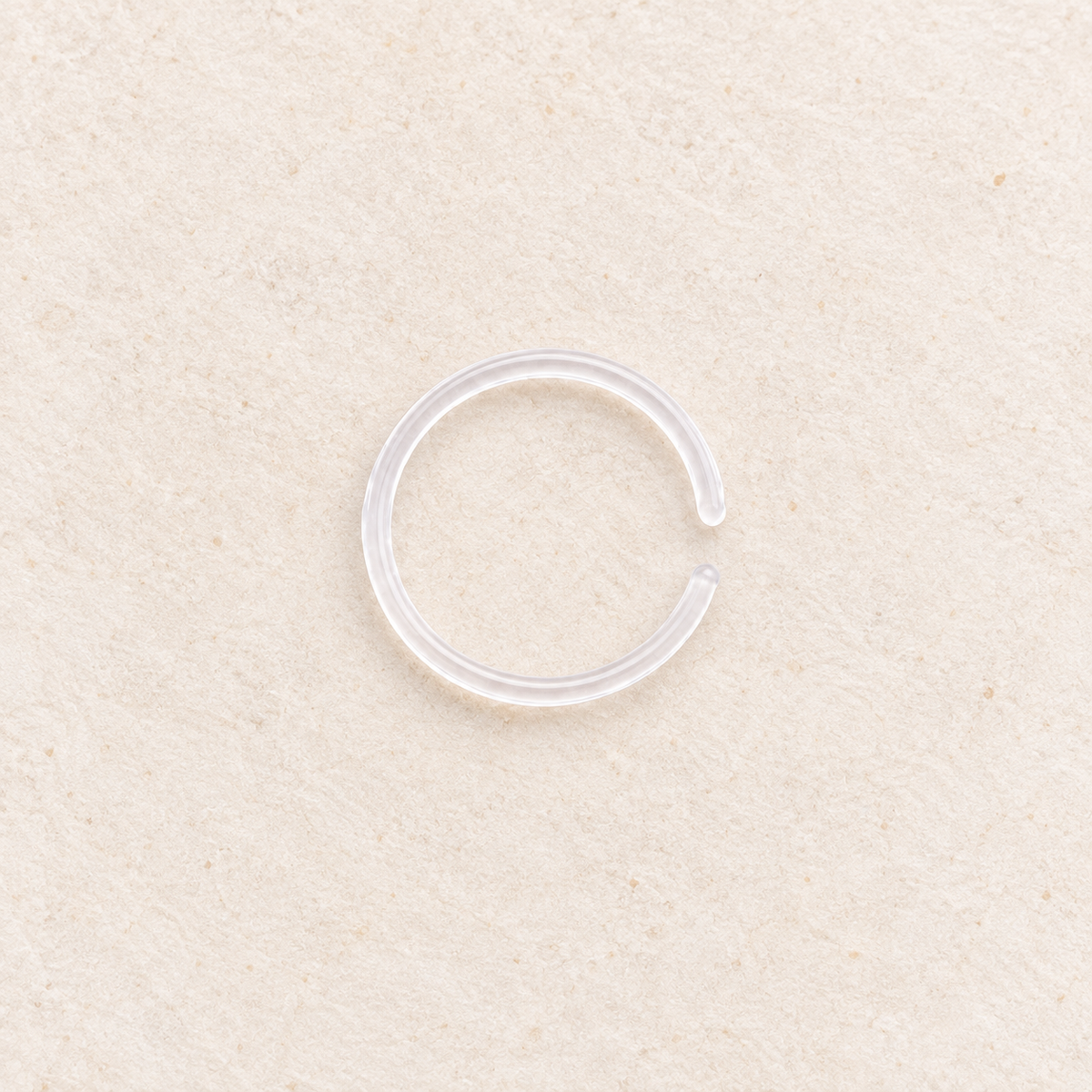 Clear Nose Ring Retainer, 20G, 8mm, Single