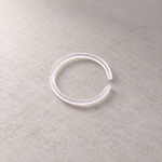 Clear Nose Ring Retainer, 20G, 8mm, Single
