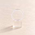 Clear Nose Ring Retainer, 20G, 8mm, Single
