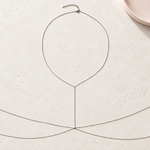 Layered Body Chain in Gold or Silver, Bikini Waist Chain, Single