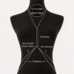 Layered Body Chain in Gold or Silver, Bikini Waist Chain, Single