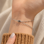 Hand Chain Bracelet, Gold or Silver, Single