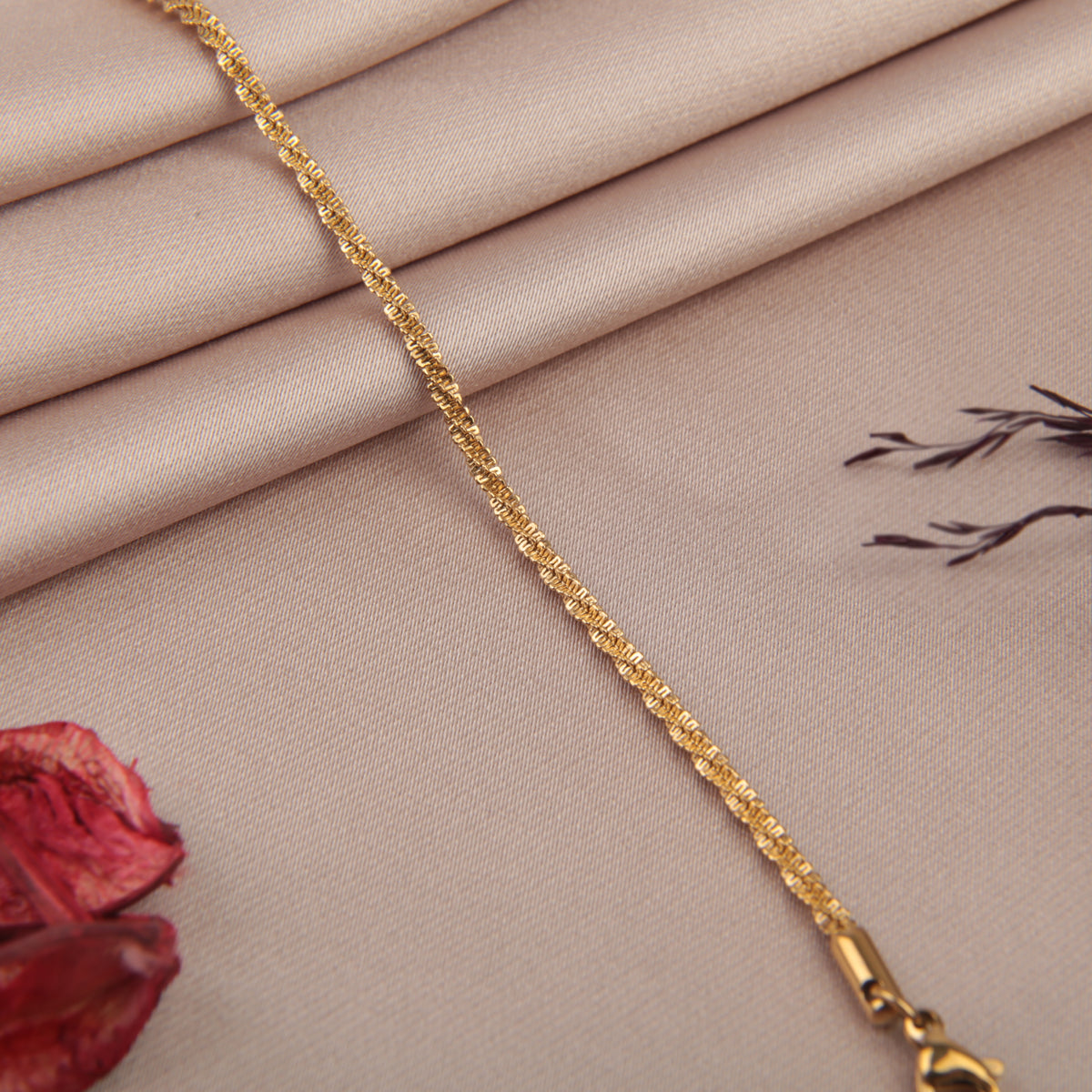 Dainty Snake Bracelet in Gold or Silver, Snake Chain Bracelet, Single