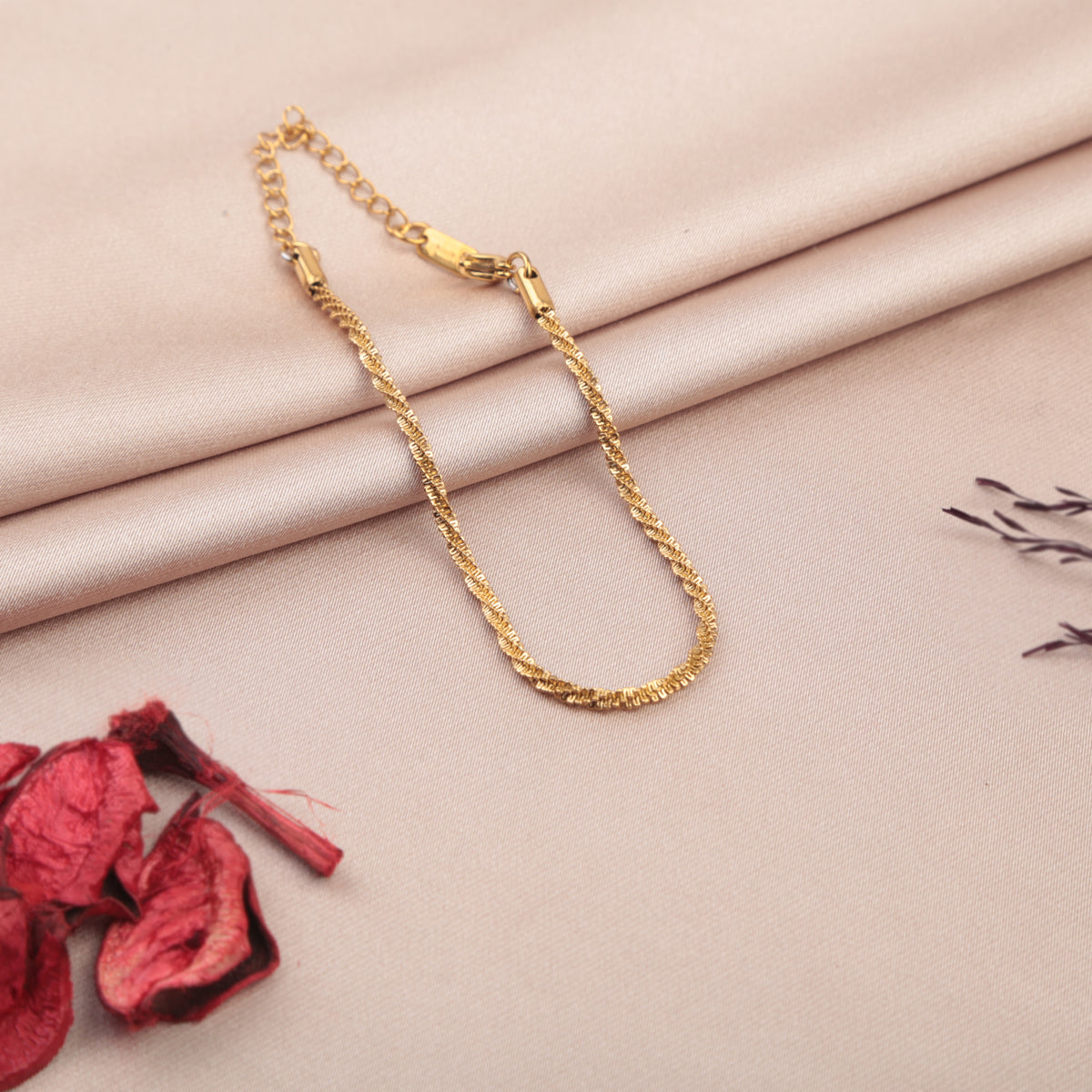 Dainty Snake Bracelet in Gold or Silver, Snake Chain Bracelet, Single