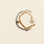 Magnetic Heart Couple Bracelet Set of 2, Gold, Silver or Multicolour