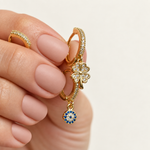 Clover Earring Set, Gold, Set of 3