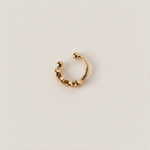 Zircon Ear Cuff, Gold or Silver, Single