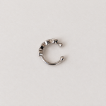 Zircon Ear Cuff, Gold or Silver, Single