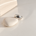 Curved Ear Cuff, Gold or Silver, Single