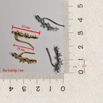 Branch Ear Cuff for Cartilage in Gold or Silver, Single