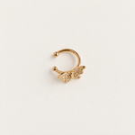 Butterfly Ear Cuff, Gold, Single