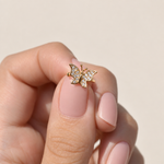 Butterfly Ear Cuff, Gold, Single