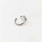 Heart Ear Cuff, Gold, Single