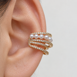 Pearl Ear Cuff for Cartilage, Single