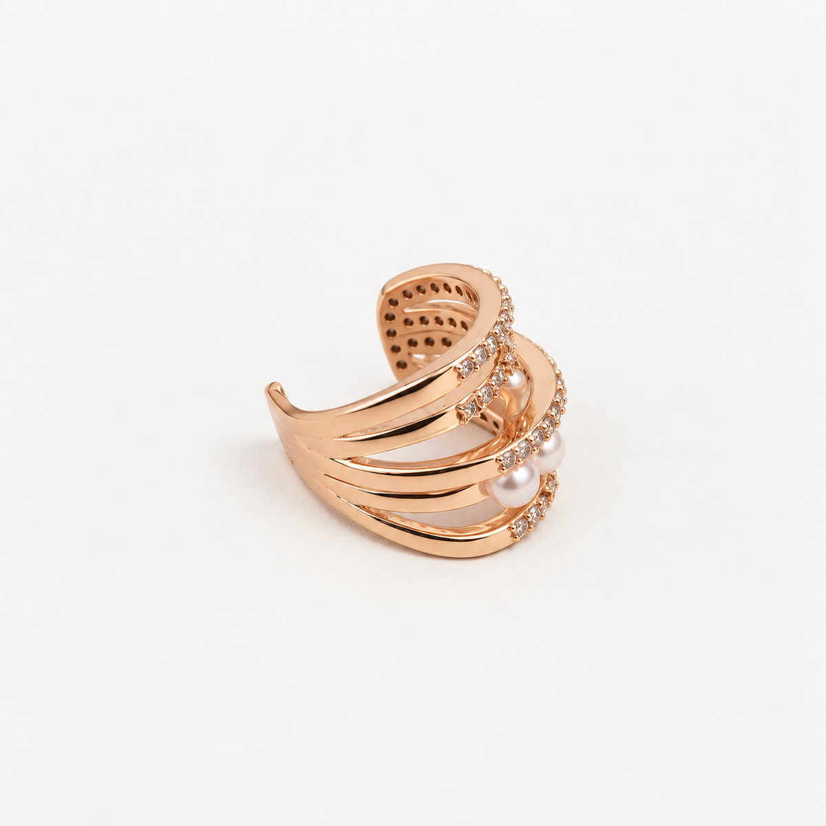 Pearl Ear Cuff for Cartilage, Single