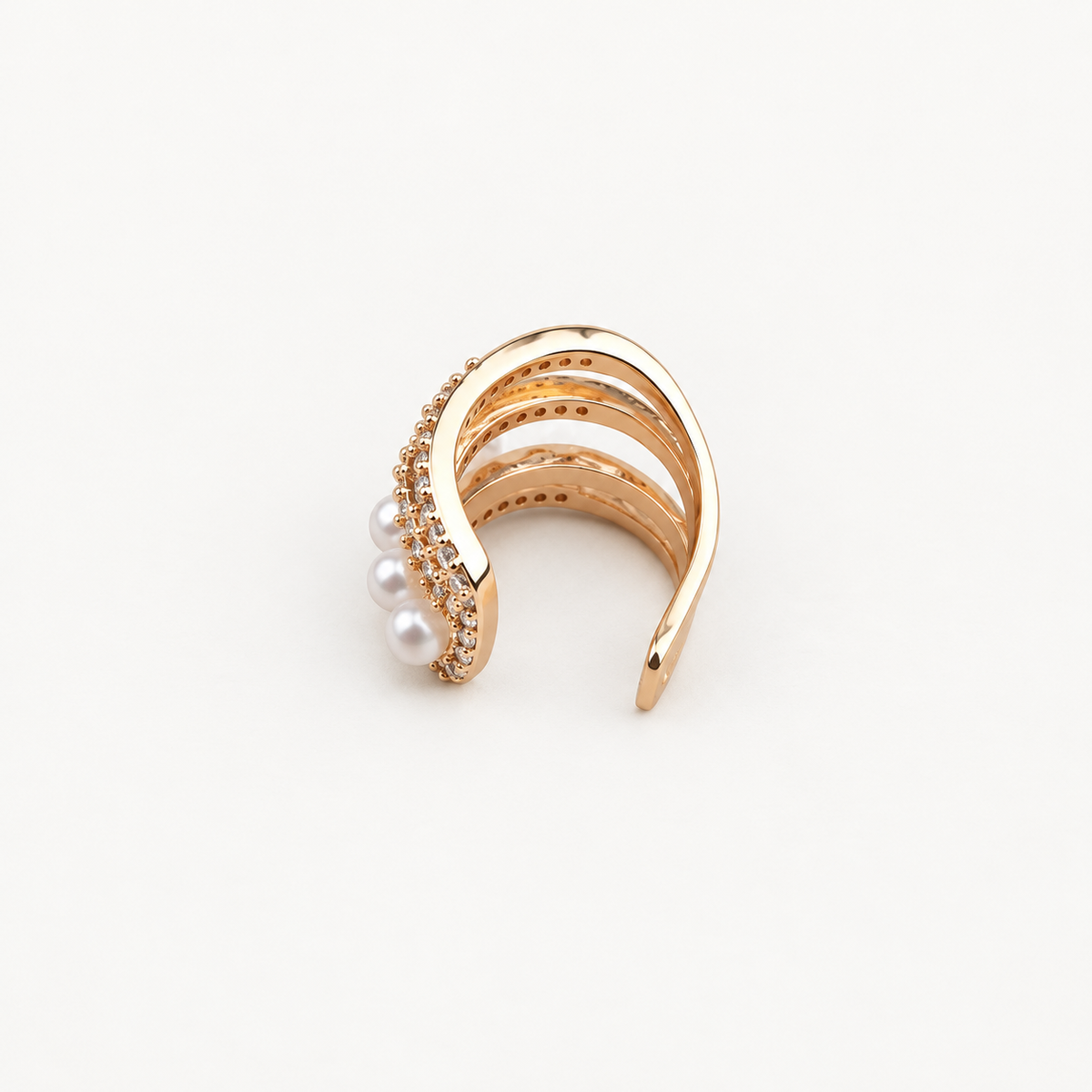 Pearl Ear Cuff for Cartilage, Single