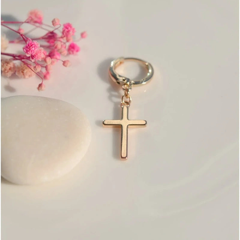 Cross Ear Cuff, Single