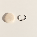 Men's Hoop Earring, 10mm or 12mm, Silver, Stainless Steel, Single