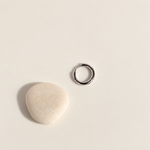 Men's Hoop Earring, 10mm or 12mm, Silver, Stainless Steel, Single