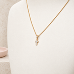 Cross Pendant Necklace, 45cm, Single