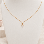 Cross Pendant Necklace, 45cm, Single