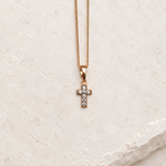 Cross Pendant Necklace, 45cm, Single