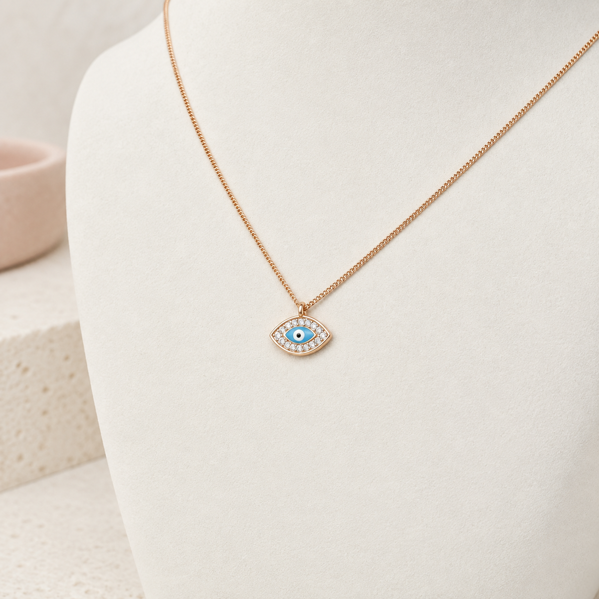 Eye Pendant Necklace, 45cm, Single