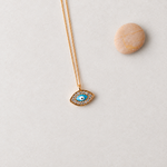 Eye Pendant Necklace, 45cm, Single