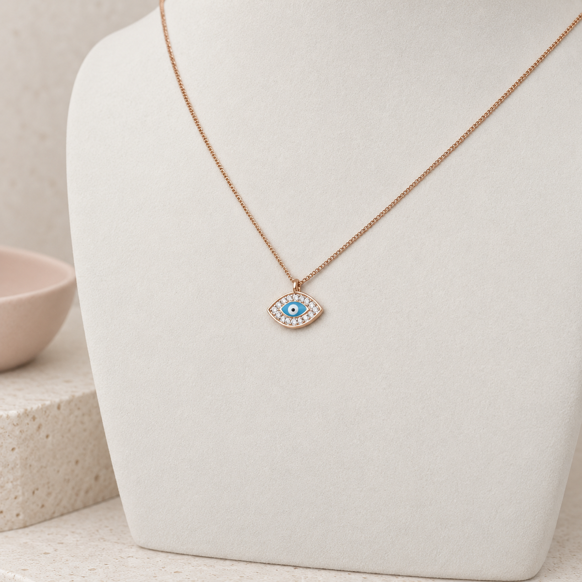 Eye Pendant Necklace, 45cm, Single