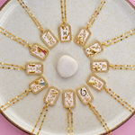 Gold zodiac pendant necklace - zodiac design selection