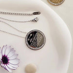 Ayatul Kursi pendant necklace chain and clasp detail