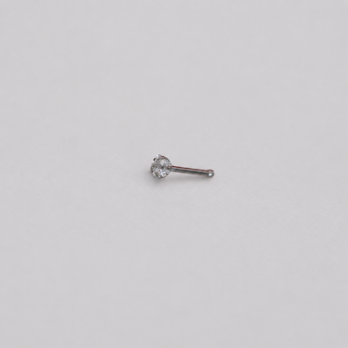 Star Nose Stud, 20G, 7mm, Gold or Silver, 316L Stainless Steel, Single