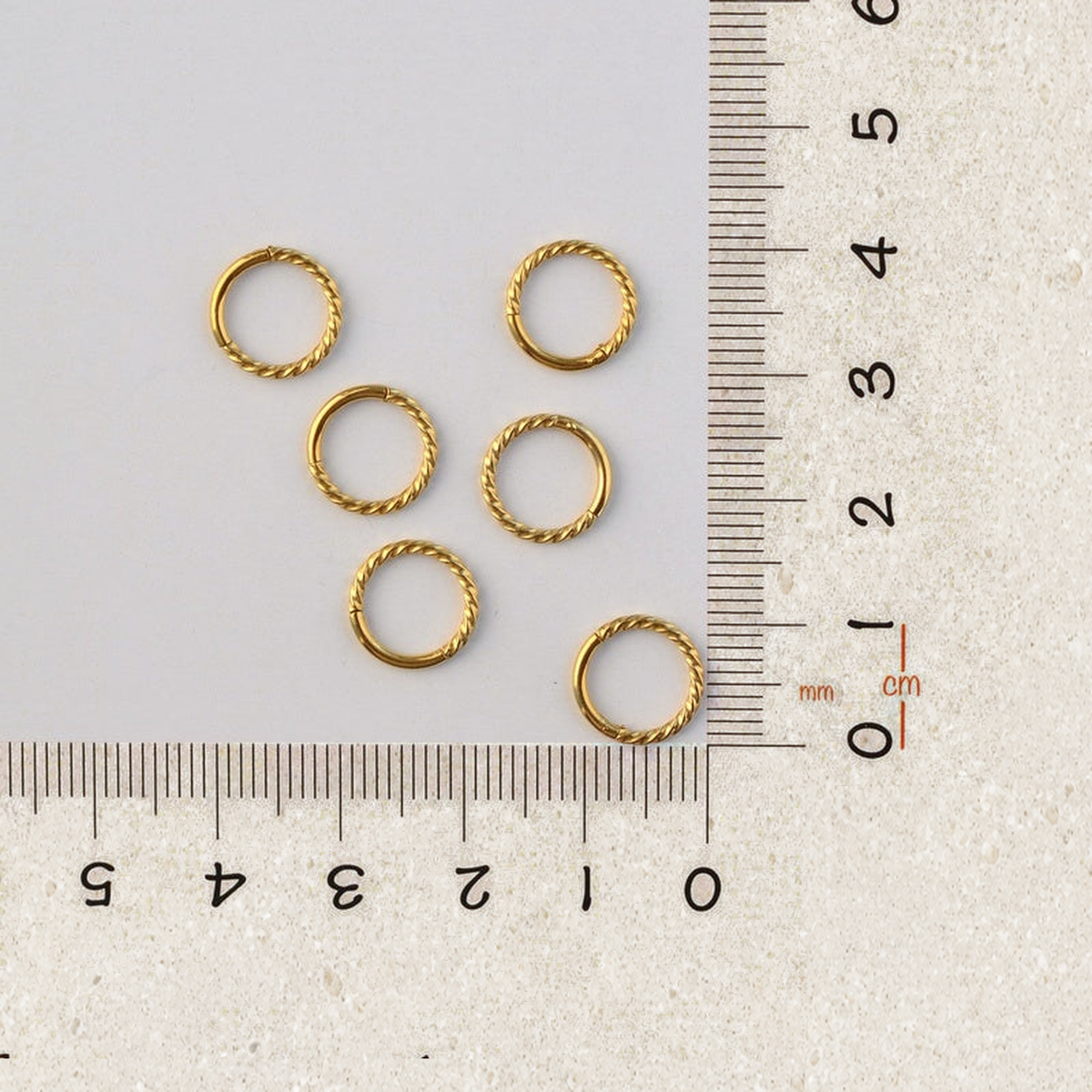 Gold or Silver Cartilage Hoop Earring for Helix & Tragus, Single