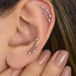 Zodiac constellation stud earring - ear styling