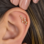 Zodiac constellation stud earring - ear styling