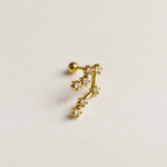Zodiac constellation stud earring - product detail