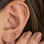 Zodiac constellation stud earring - ear styling