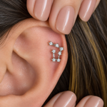Zodiac constellation stud earring - ear styling