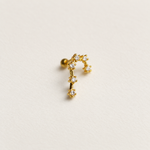 Zodiac constellation stud earring - product detail