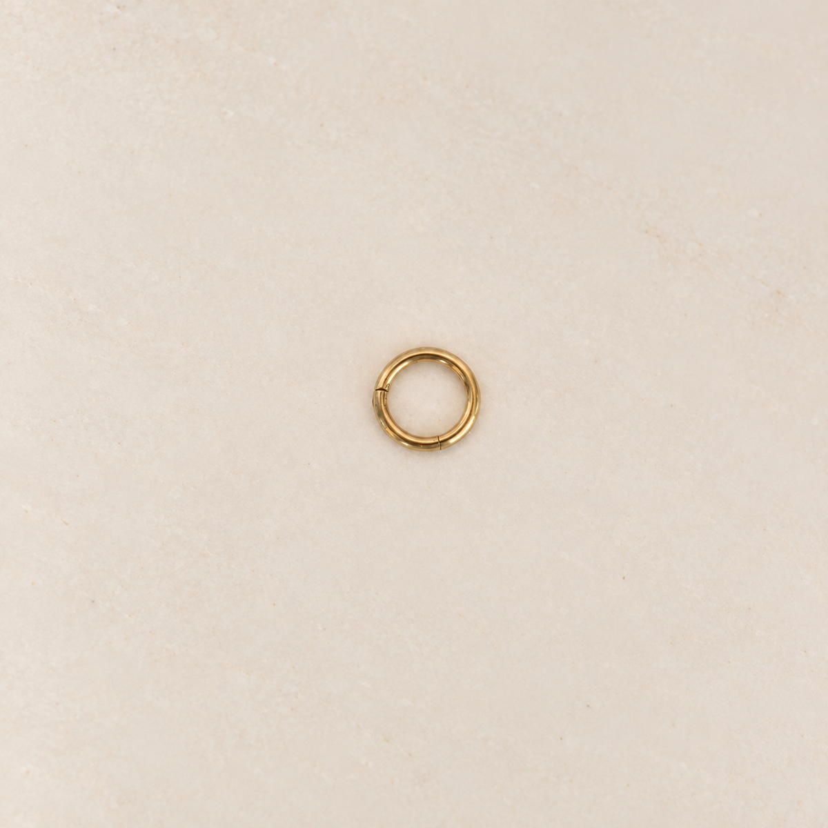 Hoop Ring, 16G, 6-12mm, Gold, Silver, Black or Hologram, Single