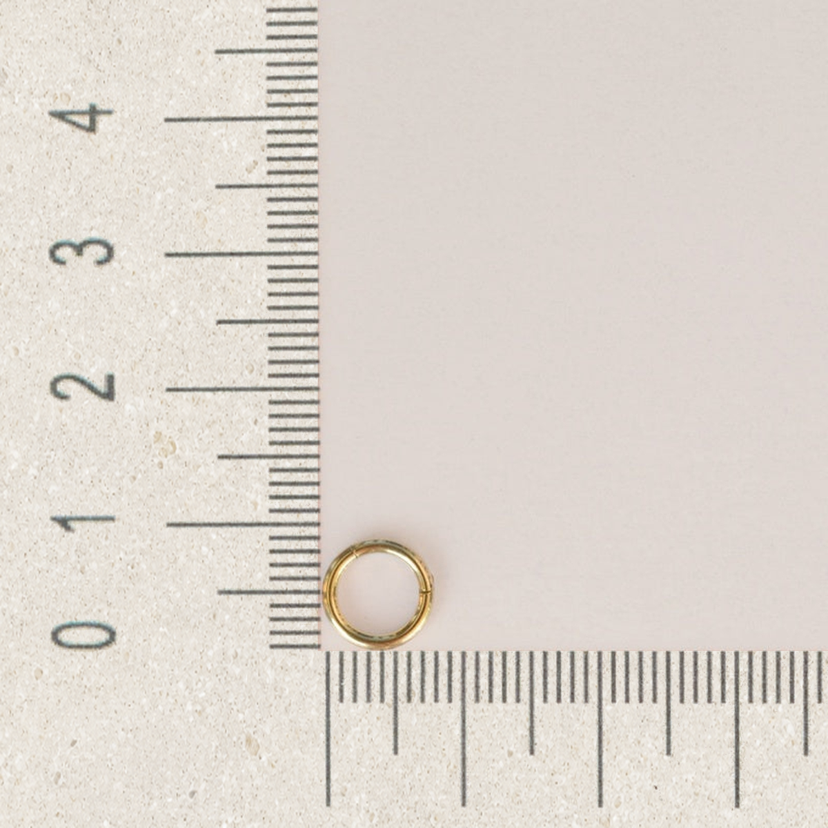 Hoop Ring, 16G, 6-12mm, Gold, Silver, Black or Hologram, Single