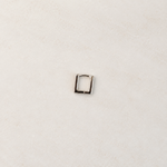 Square Hoop Ring, 7mm, Gold or Silver, Single