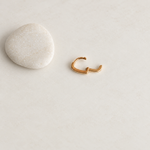 Heart Hoop Ring, 18G, 7mm, Gold or Silver, Single
