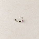 Heart Hoop Ring, 6mm, Multiple Colours, Single
