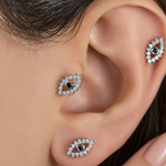 Eye Piercing Stud, 18G, 6mm, Single