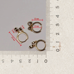 Solitaire Cartilage Hoop Earring for Helix & Tragus, Single