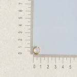 Star Hoop Ring, 16G, 8mm, Gold or Silver, Single
